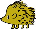 hedgehog on screen toy