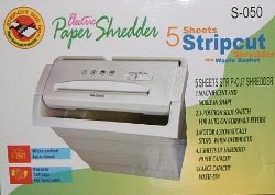 paper shredder with bin picture